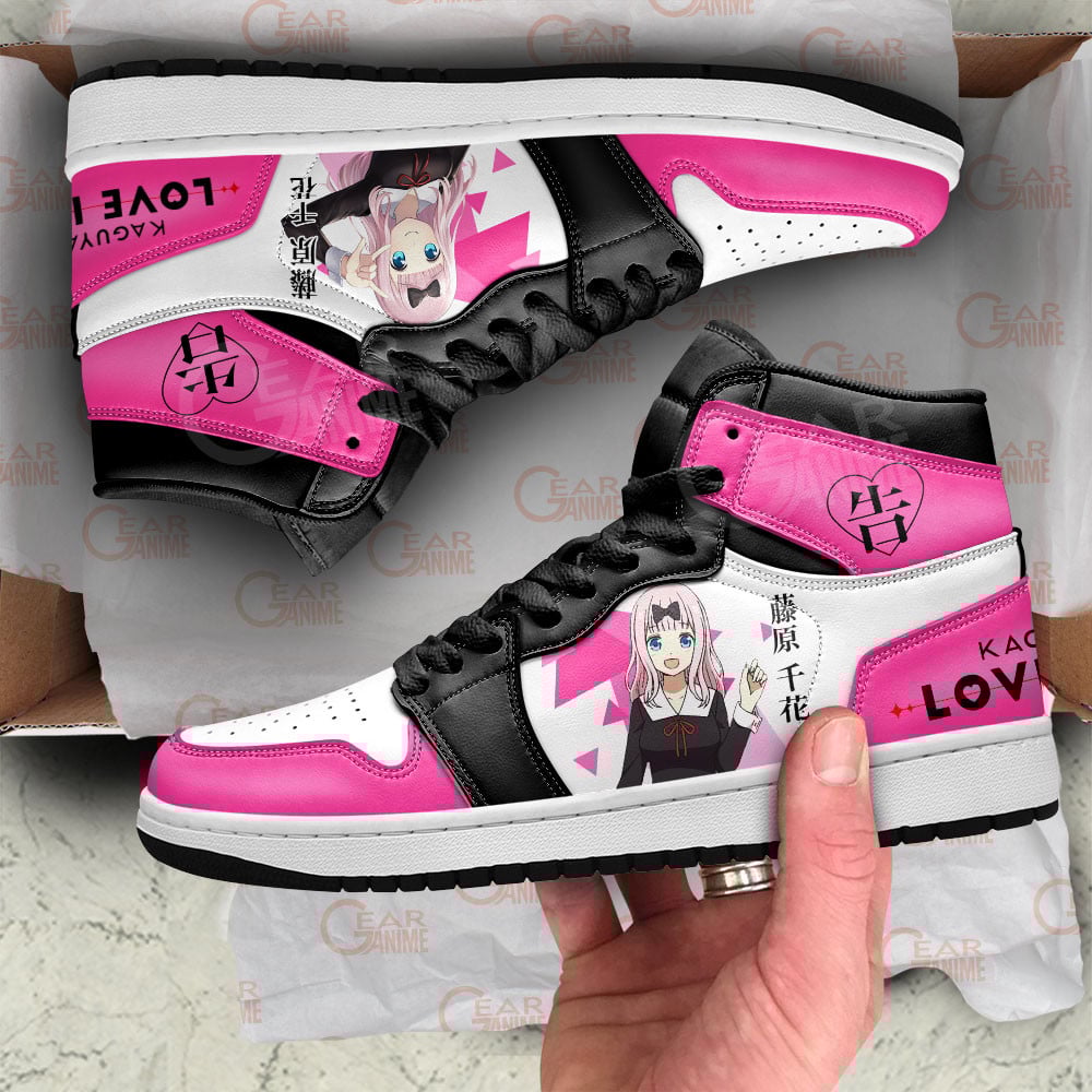 Chika Fujiwaraa JD1s Sneakers Kaguya-sama Love is War Anime Shoes, Air Jordan Hightop
