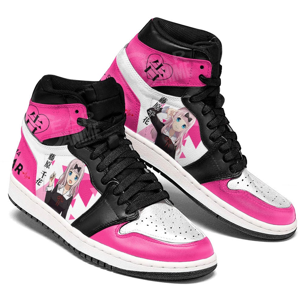 Chika Fujiwaraa JD1s Sneakers Kaguya-sama Love is War Anime Shoes, Air Jordan Hightop