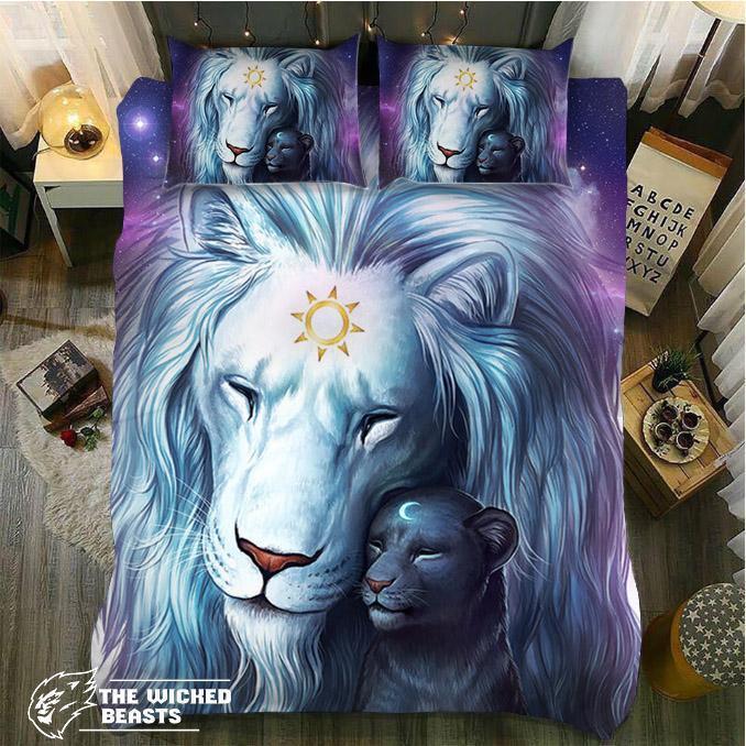 Child Of Light Lion3D Customized Duvet Cover Bedding Set
