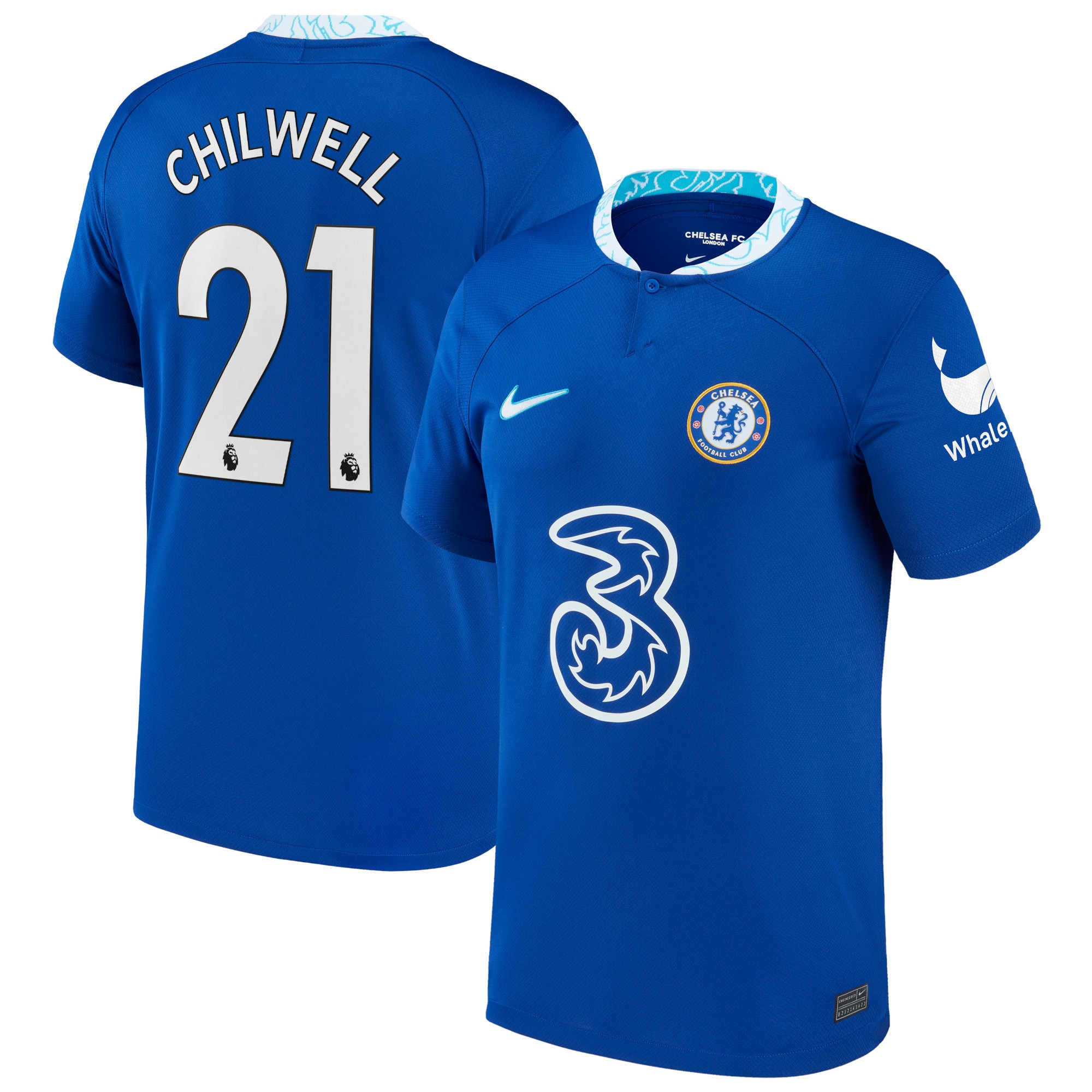 Chilwell 21 Chelsea 2022/23 Home Player Soccer Jersey – Blue