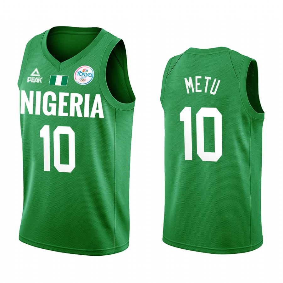 Chimezie Metu Nigeria #10 Green 2021 Tokyo Olymipcs Limited Jersey