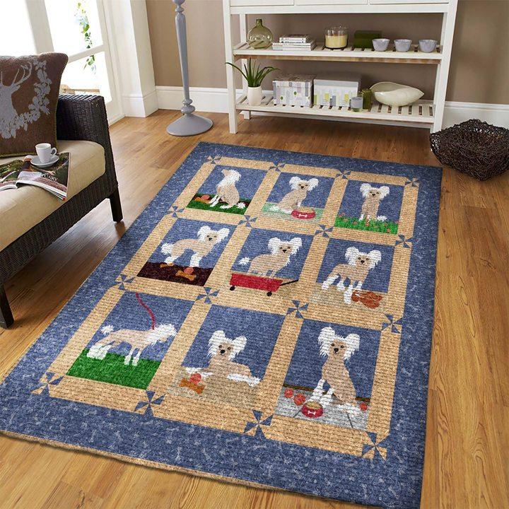 Chinese Crested Limited Edition Rectangle Rug