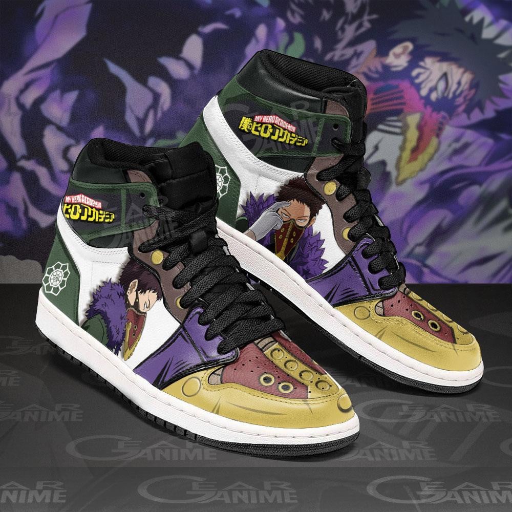 Chisaki Overhaul JD1s Sneakers My Hero Academia Anime Shoes, Air Jordan Hightop