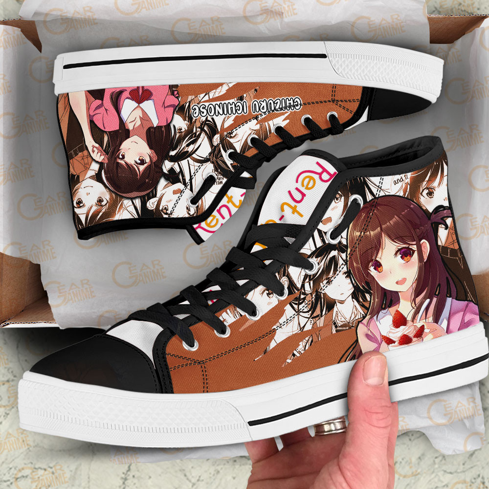 Chizuru Ichinose High Top Shoes Custom Rent A Girlfriend Anime Sneakers