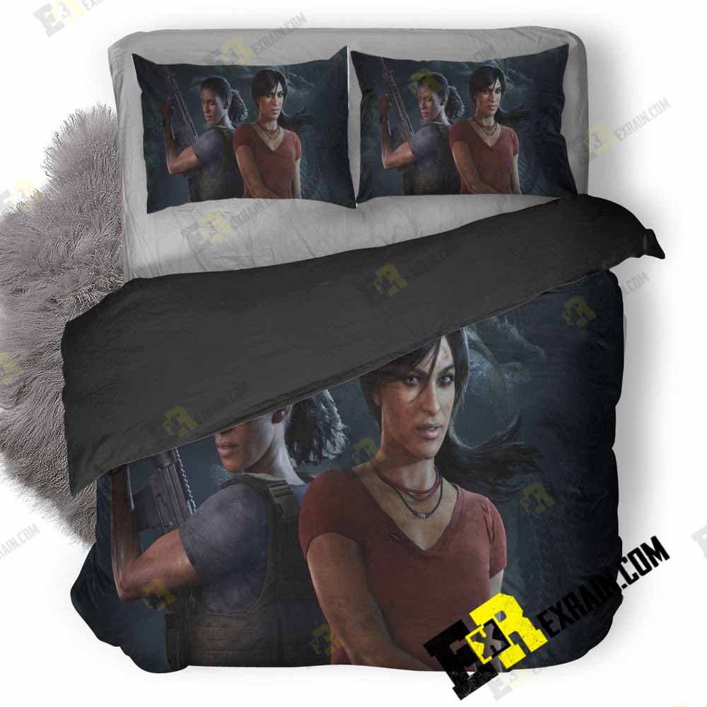 Chloe And Nadine Uncharted The Lost Legacy Image 3D Customized Duvet Cover Bedding Set