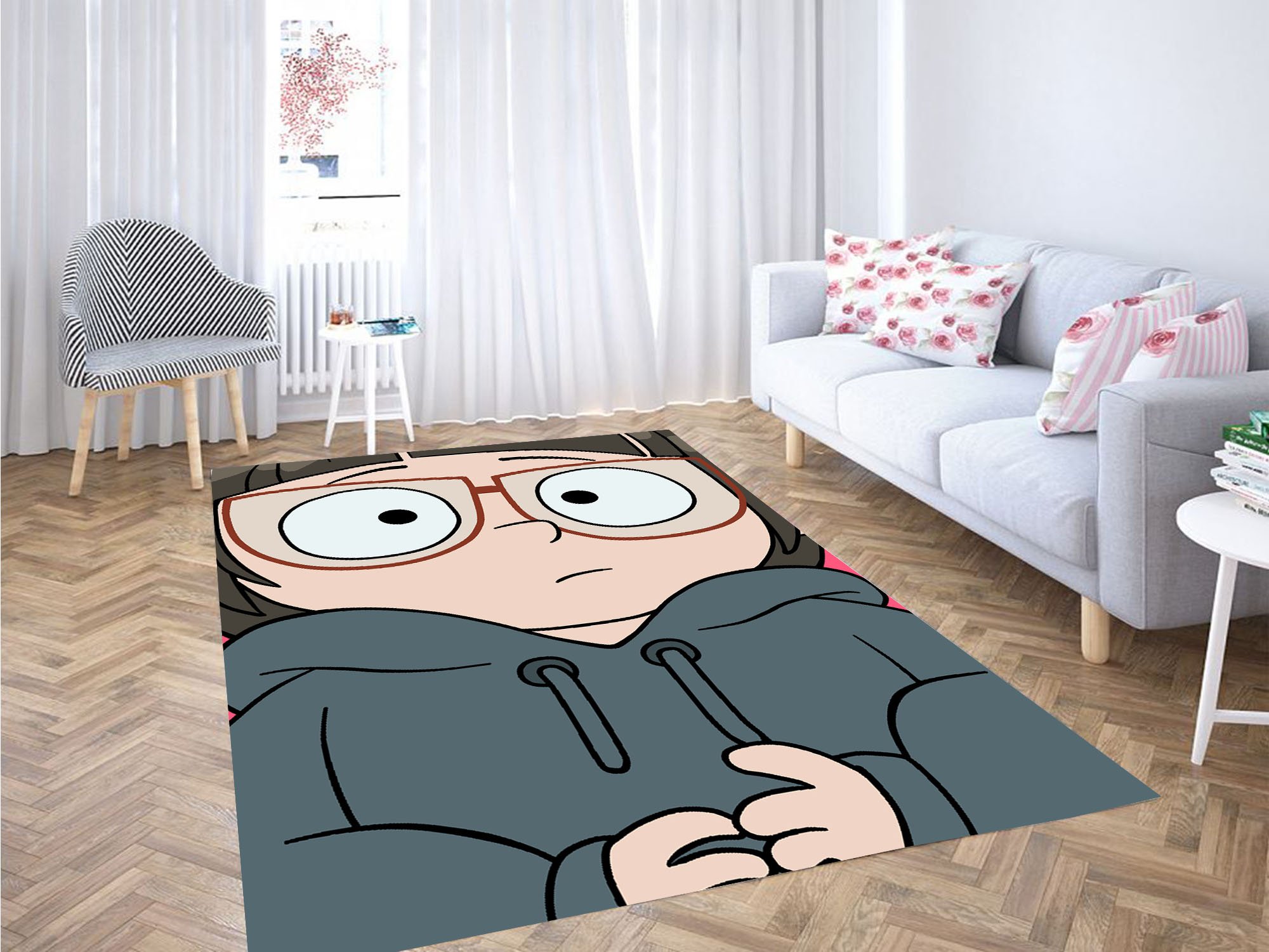 Chloe We Bare Bears Carpet Rectangle Rug