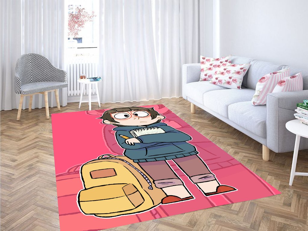 Chloe With Book We Bare Bears Living Room Modern Carpet Rectangle Rug
