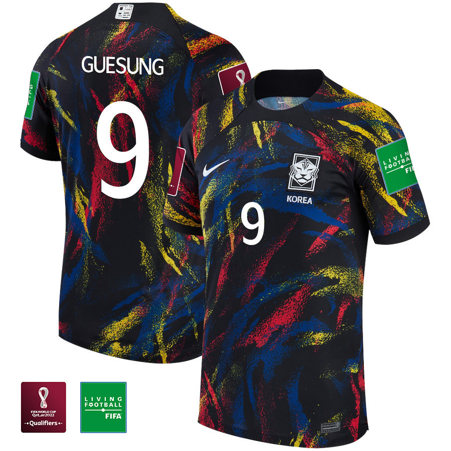 Cho Gue-sung 9 FIFA World Cup Qatar 2022 South Korean National Team – Patch Away Men Soccer Jersey