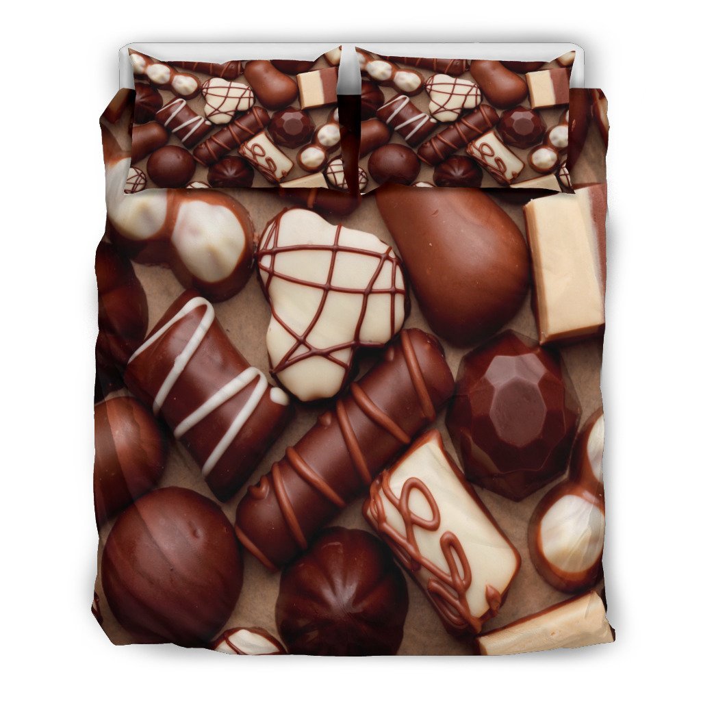 Chocolate Hoppe Doona 3D Customized Duvet Cover Bedding Set