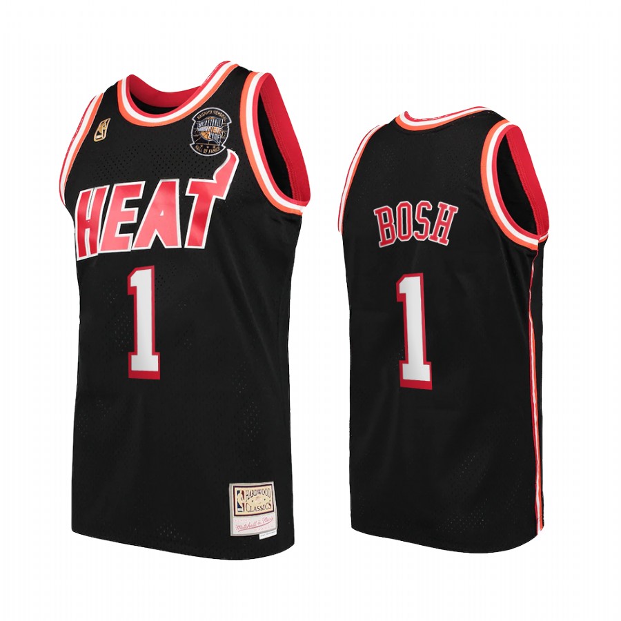 Chris Bosh 2021 Naismith Hall Of Fame Miami Heat #1 Black Jersey