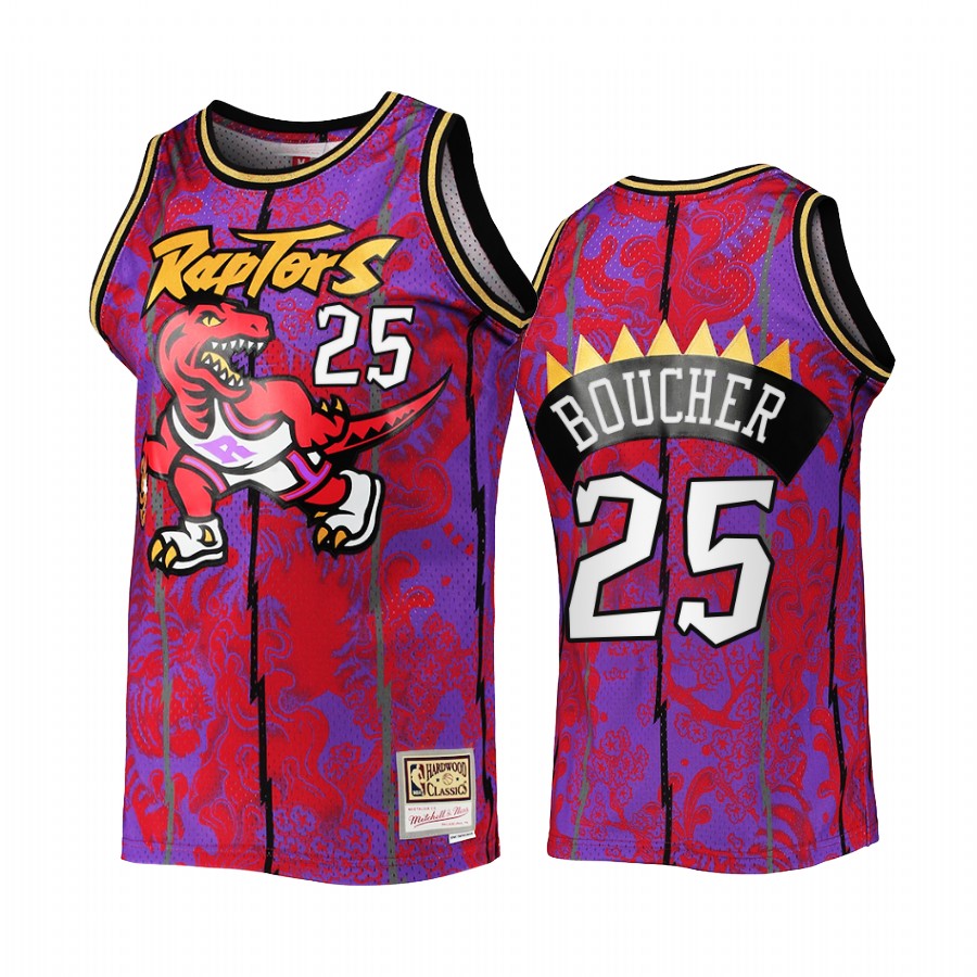 Chris Boucher Lunar New Year Toronto Raptors Purple Jersey Mitchell Ness