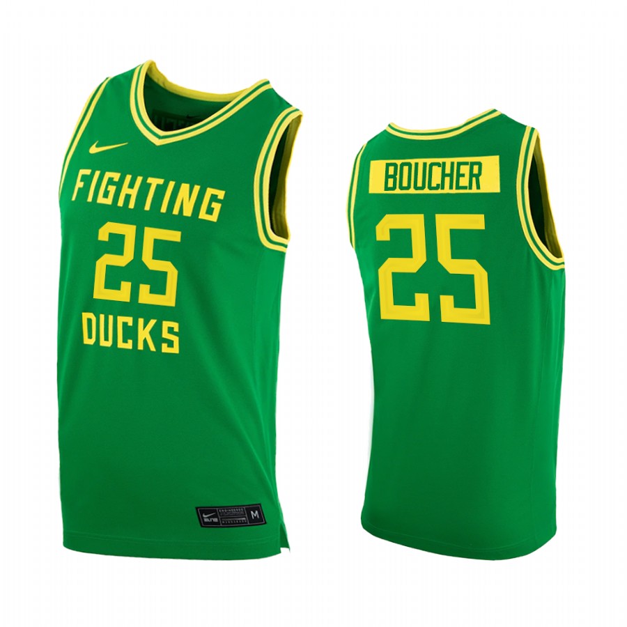 Chris Boucher Oregon Ducks Green Jersey College Slim Duck