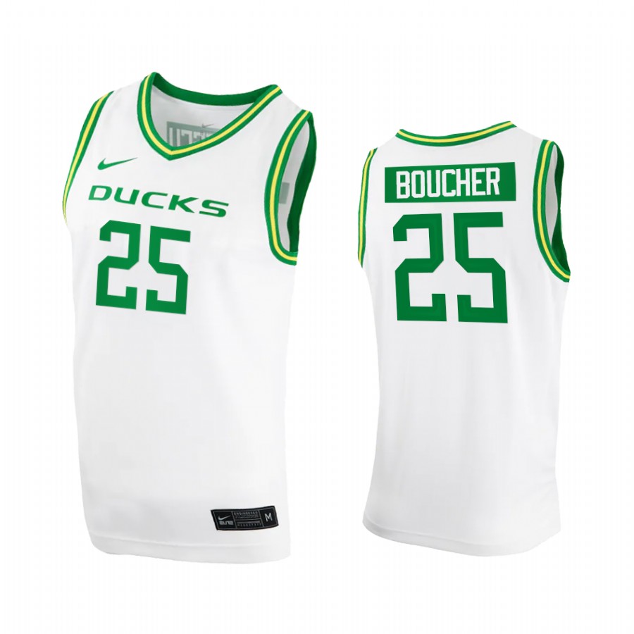 Chris Boucher Oregon Ducks White Jersey College Home