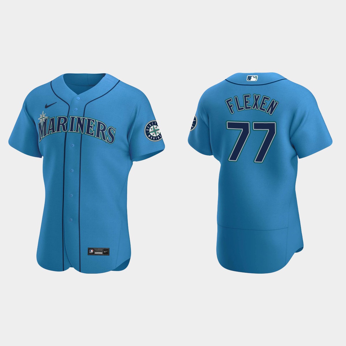 Chris Flexen Seattle Mariners Alternate Jersey – Royal