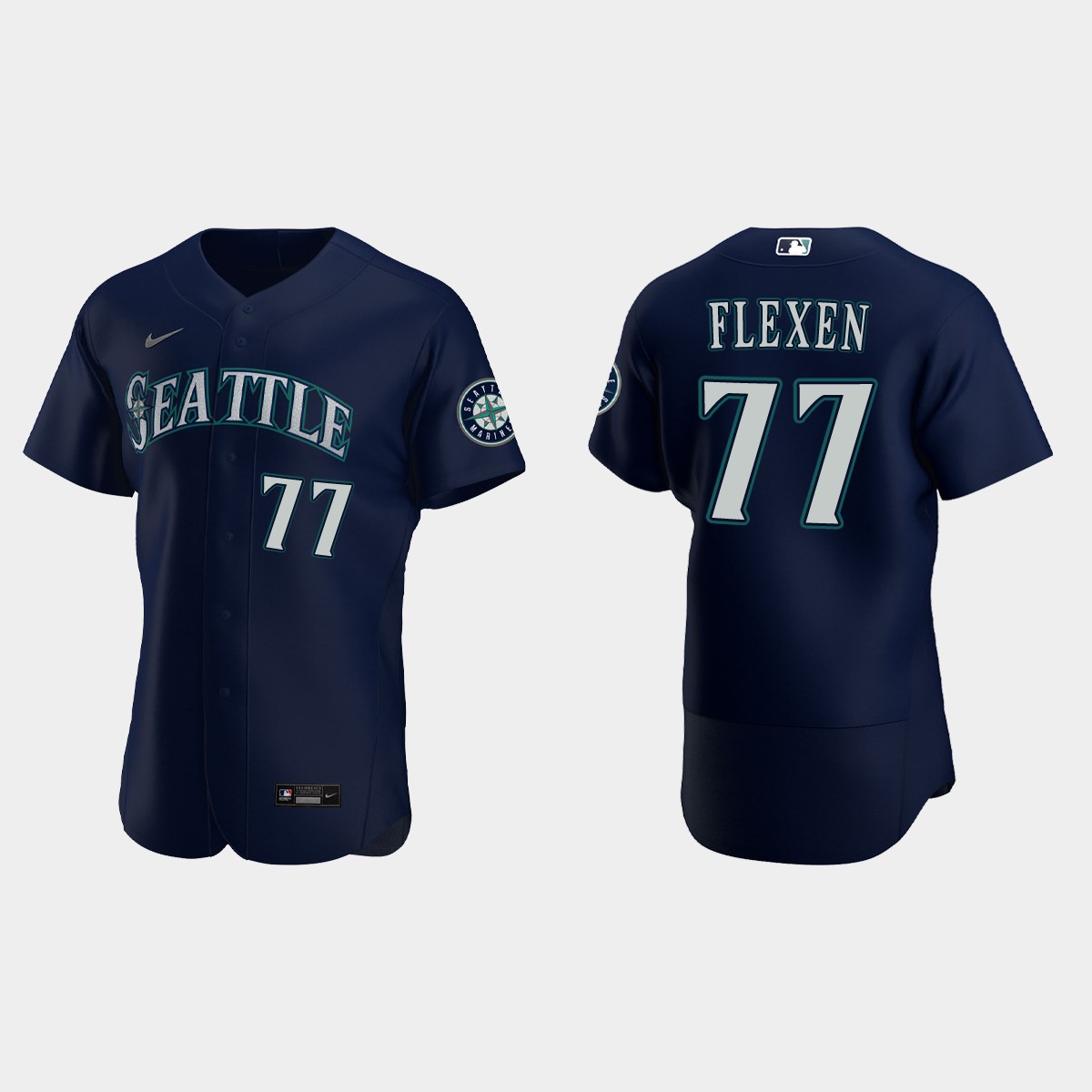 Chris Flexen Seattle Mariners Jersey – Navy