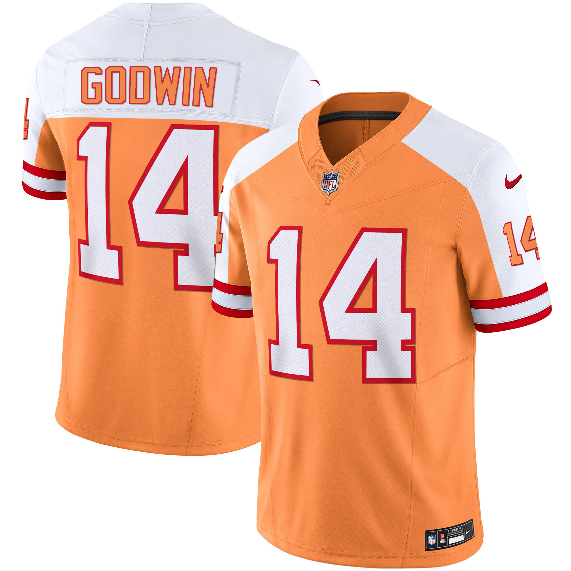 Chris Godwin Men's Tampa Bay Buccaneers Throwback & Gold Limited Alternate Jersey - All Stitched 