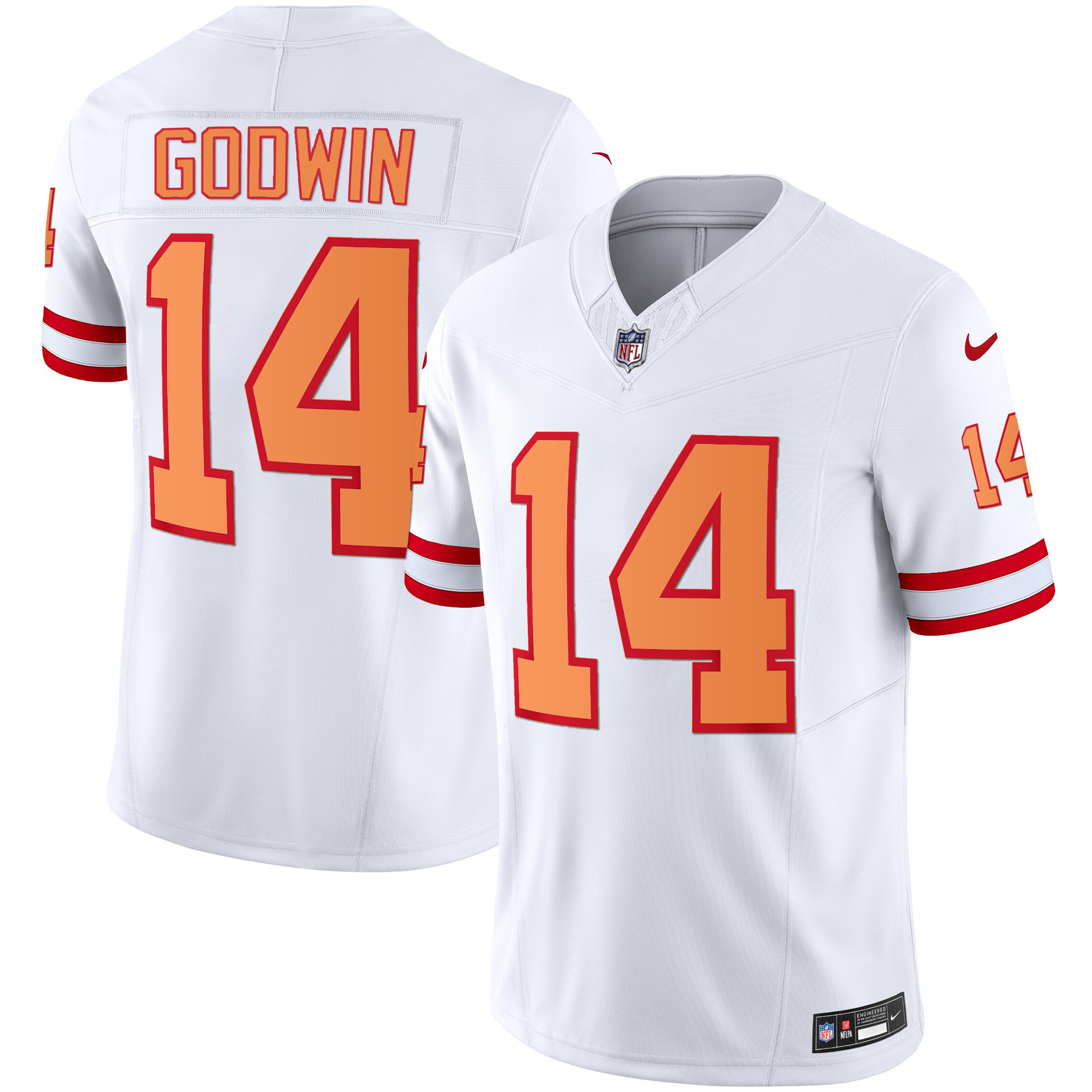 Chris Godwin Men's Tampa Bay Buccaneers Throwback & Gold Limited White Jersey - All Stitched 