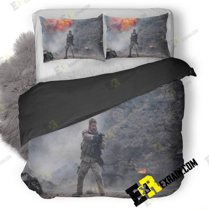 Chris Hemsworth In 12 Strong 5K Movie Ji 3D Customized Duvet Cover Bedding Set