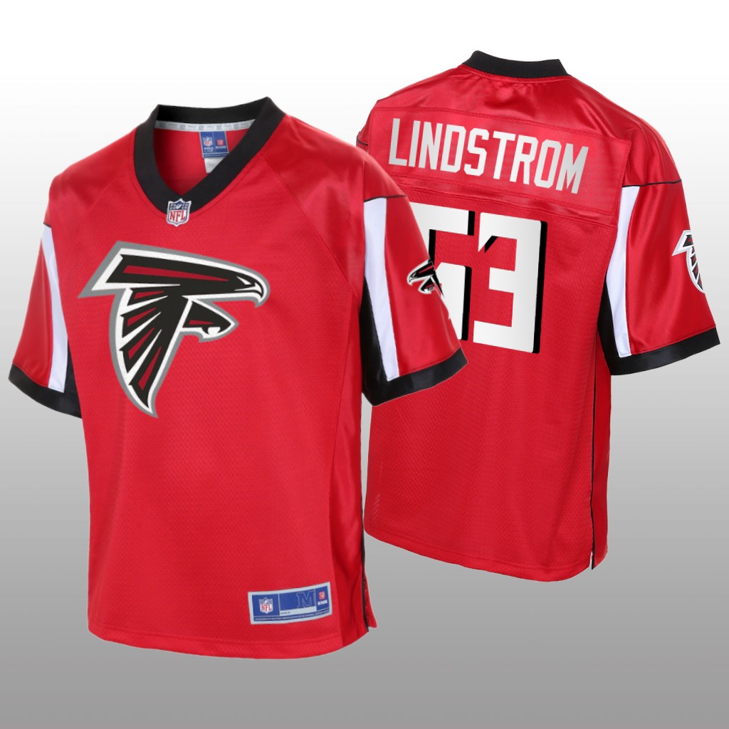 Chris Lindstrom Atlanta Falcons Pro Line Red Icon Jersey