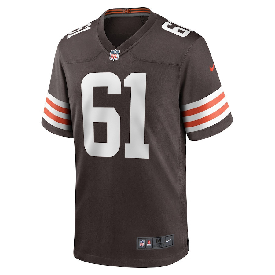 Chris Odom Cleveland Browns Stitched Jersey – Brown