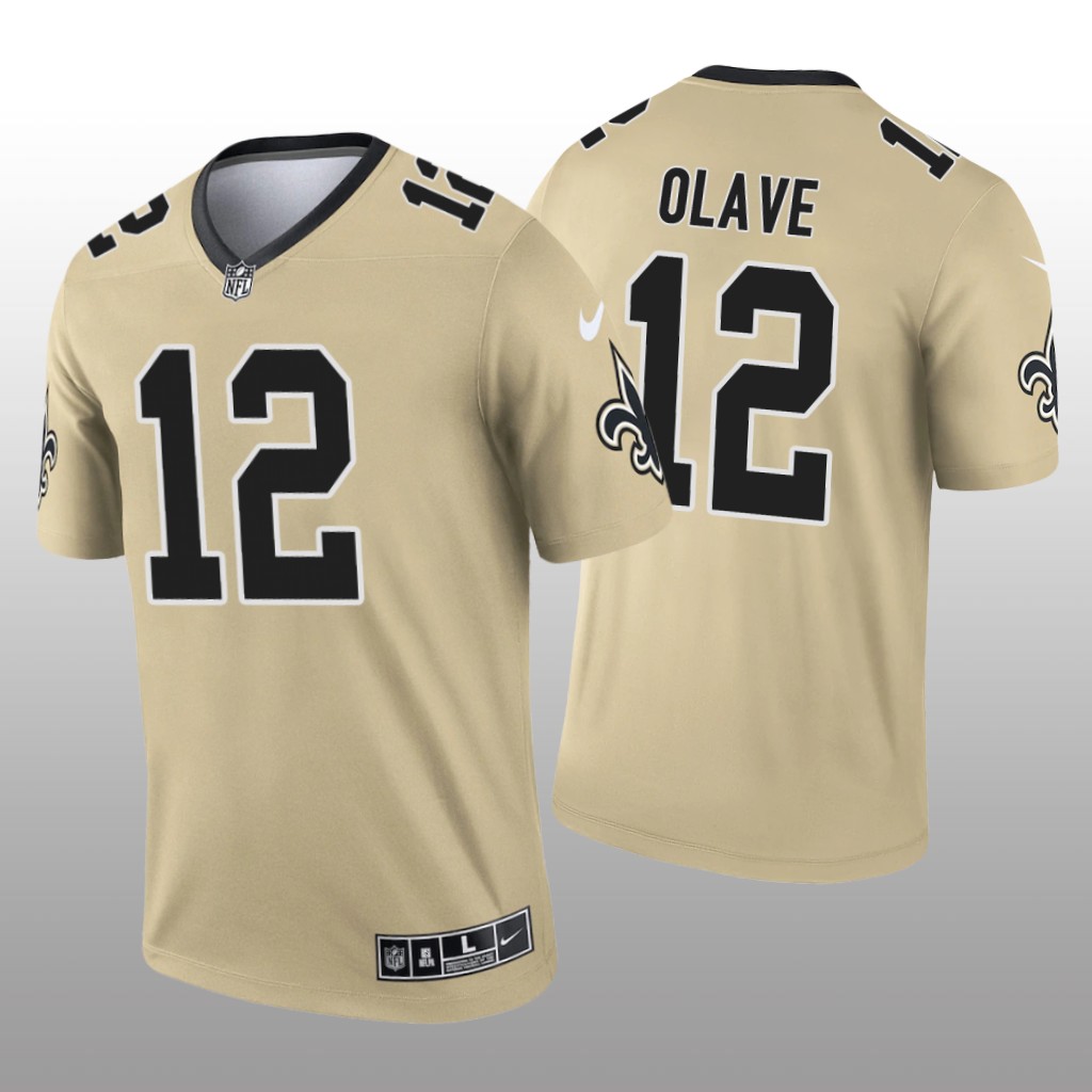 Chris Olave New Orleans Saints Gold Jersey Inverted Legend – Men’s