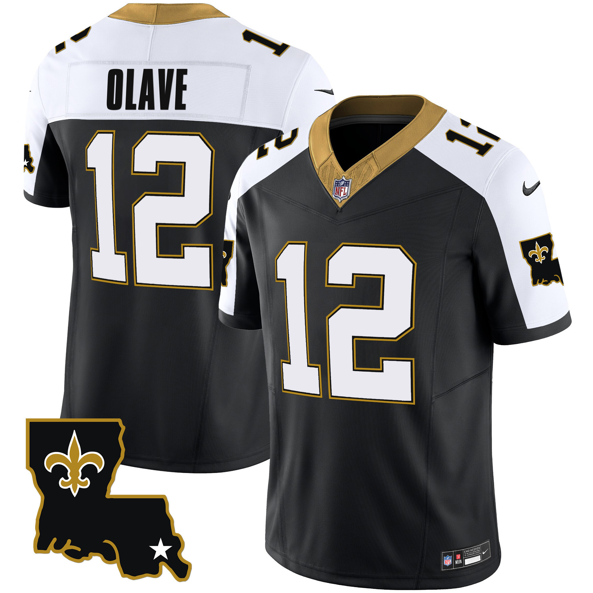 Chris Olave Youth's New Orleans Saints 1987 Legacy Vapor Alternate Jersey - All Stitched 