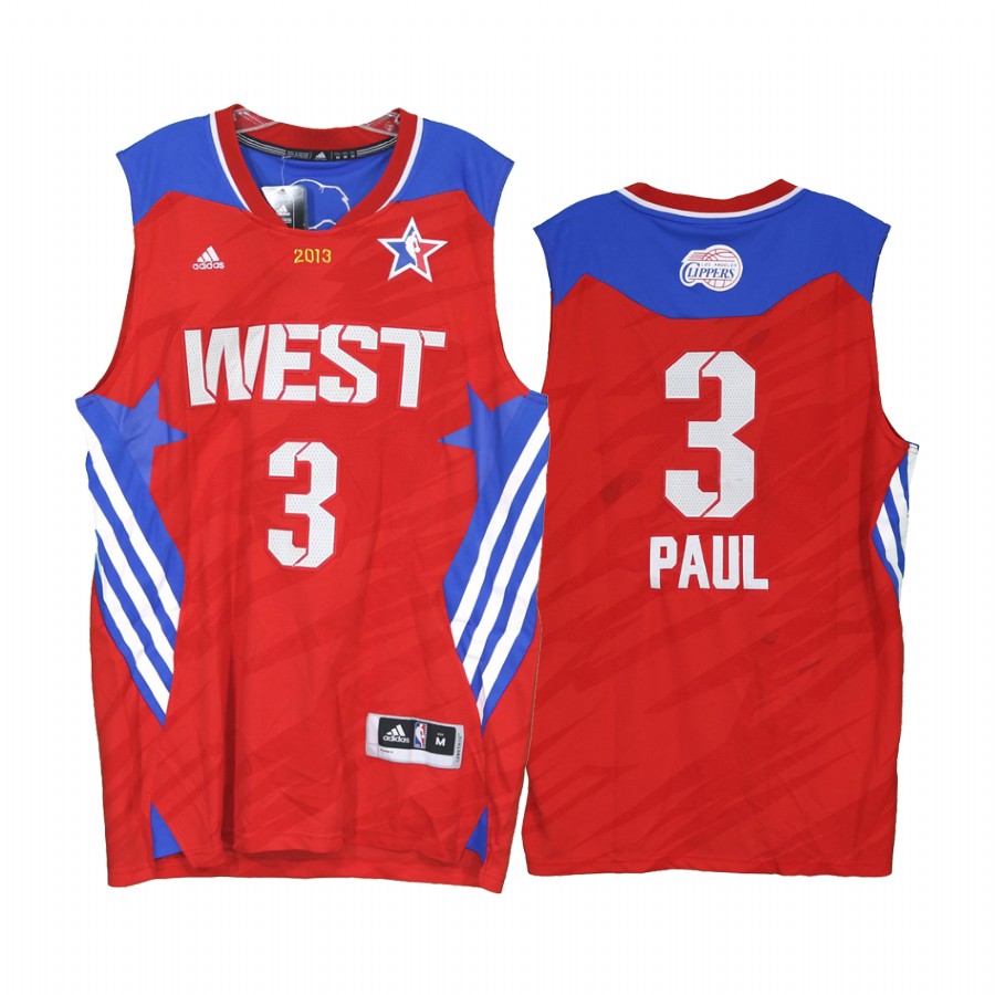 Chris Paul #3 Red 2013 All Star Rare Jersey