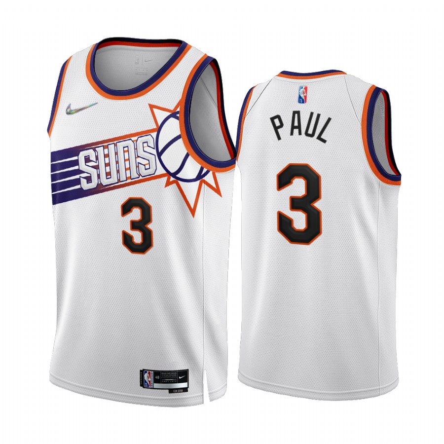 Chris Paul Phoenix Suns 2022-23 White #3 Association Edition Jersey NBA 75th