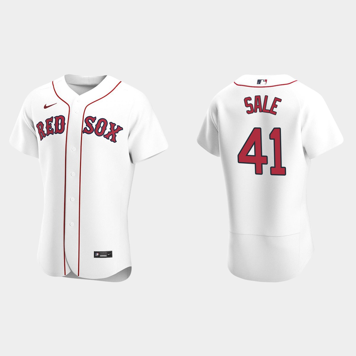 Chris Sale #41 Boston Red Sox White 2020 Home Jersey