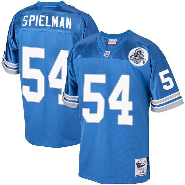 Chris Spielman Detroit Lions 1993 Throwback Jersey - All Stitched 