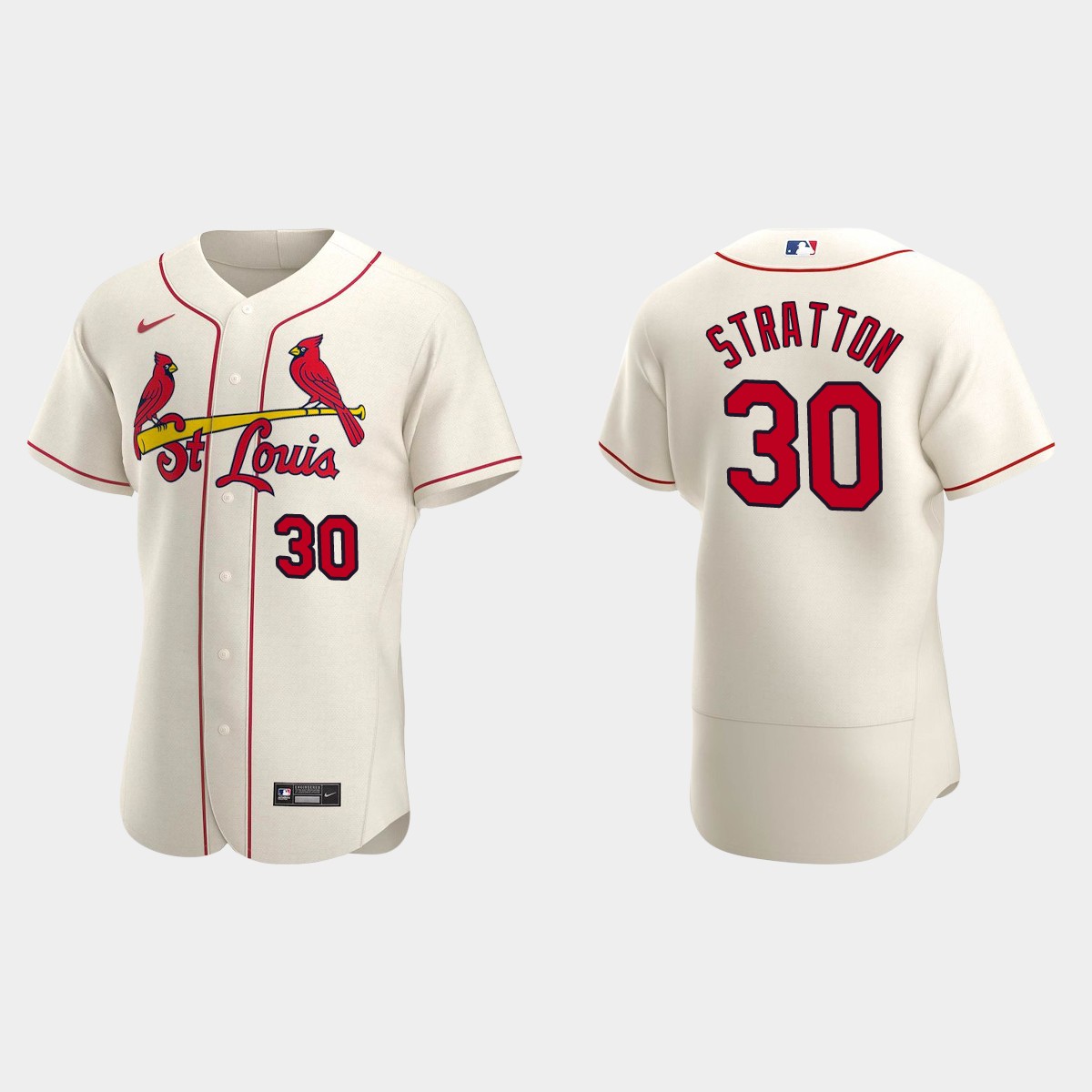 Chris Stratton St. Louis Cardinals Alternate Jersey – Cream