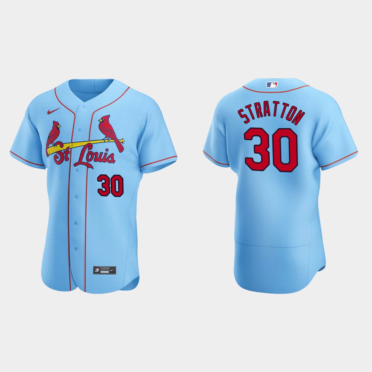 Chris Stratton St. Louis Cardinals Alternate Jersey – Light Blue