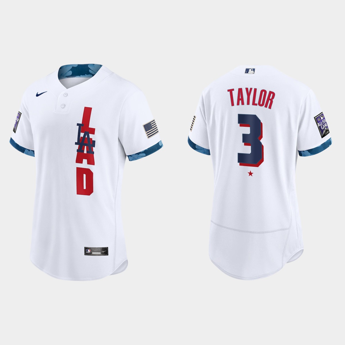 Chris Taylor Los Angeles Dodgers 2021 MLB All-Star Game Jersey - White