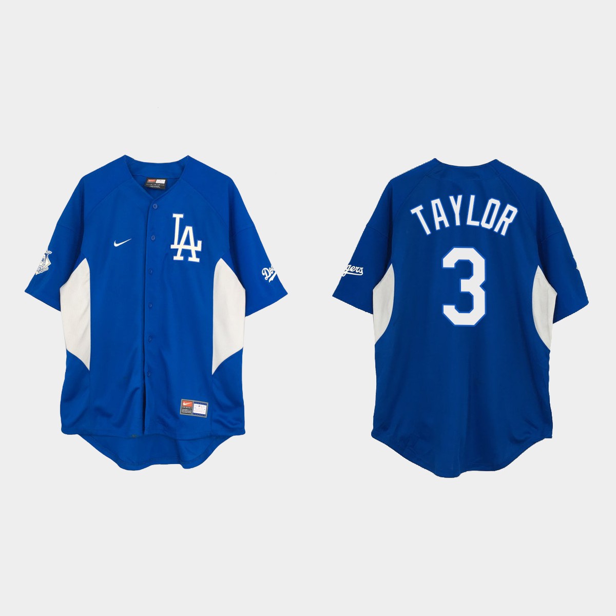 Chris Taylor Los Angeles Dodgers Vintage Jersey - Royal