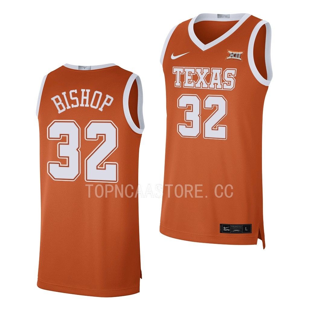 Christian Bishop #32 Texas Longhorns Limited Jersey 2022-23 Orange
