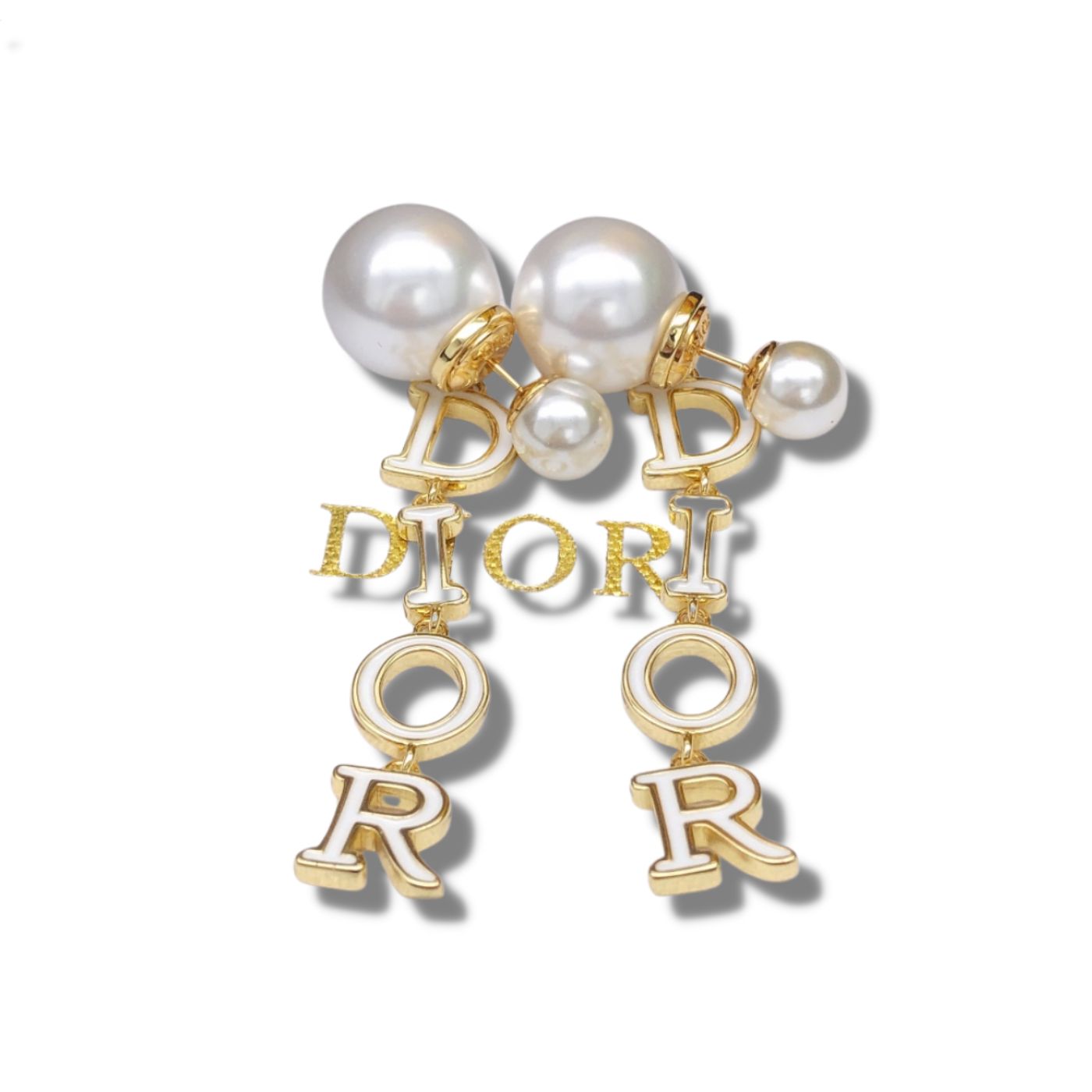 Christian Dior 21 Autumn Earrings Gold For Women