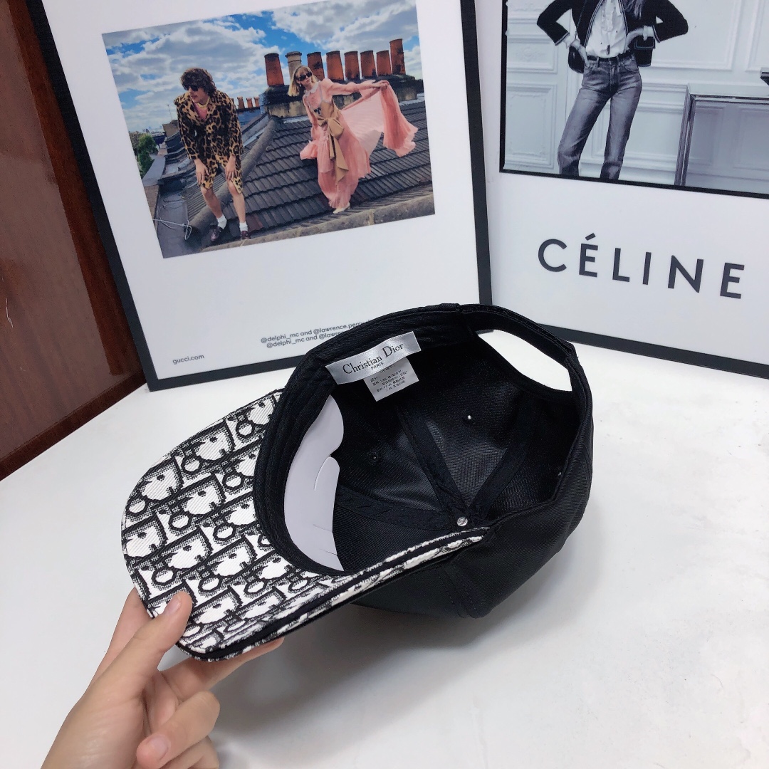 Christian Dior Baseball Cap Black Cap