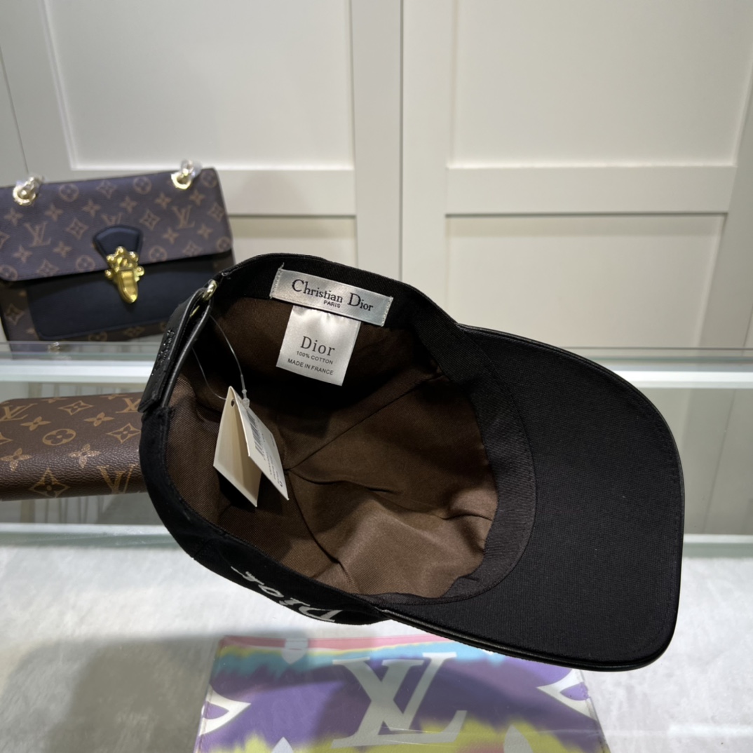 Christian Dior Baseball Cap Black Cap