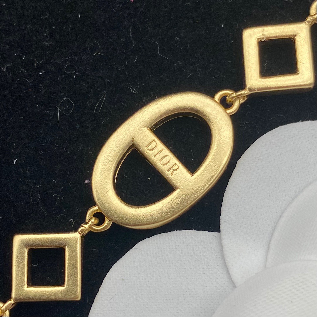 Christian Dior Bee Necklace Gold For Women