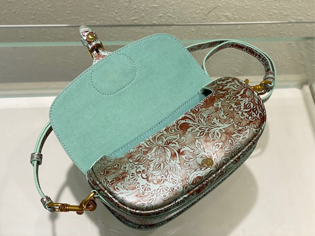 Christian Dior Bobby East-West Bag Turquoise, For Women, Women’s Handbags 8.5in/21cm CD