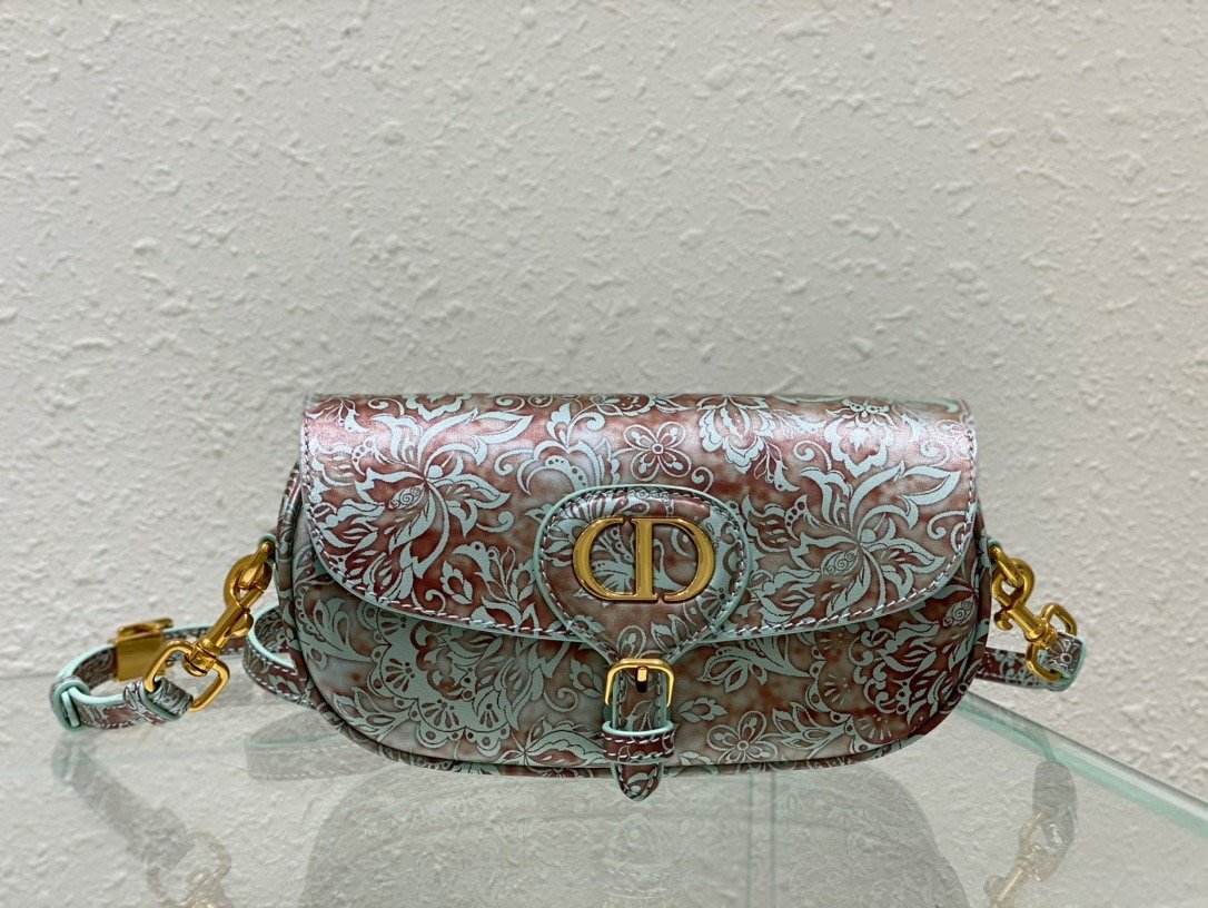 Christian Dior Bobby East-West Bag Turquoise, For Women, Women’s Handbags 8.5in/21cm CD