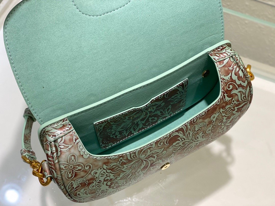 Christian Dior Bobby East-West Bag Turquoise, For Women, Women’s Handbags 8.5in/21cm CD