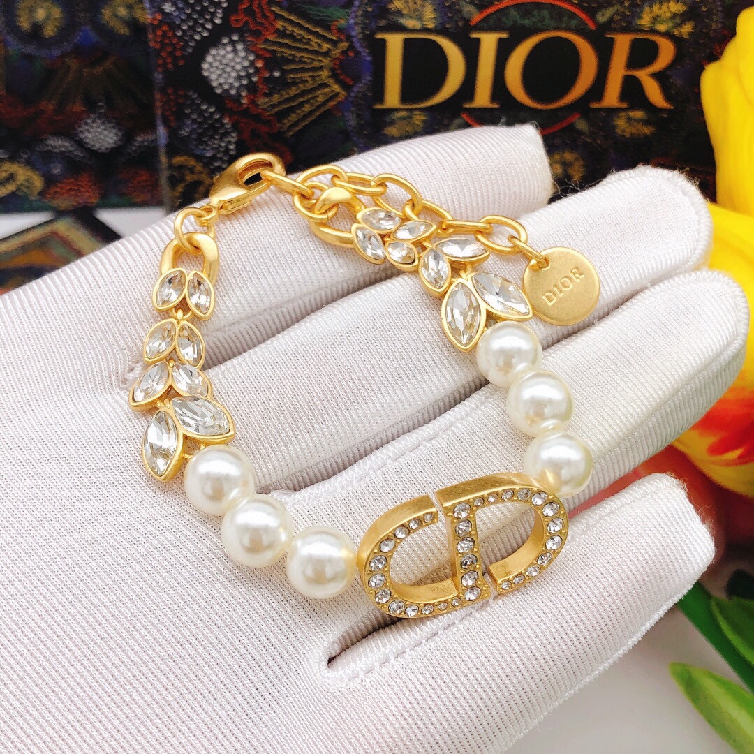 Christian Dior Bracelet Gold For Women