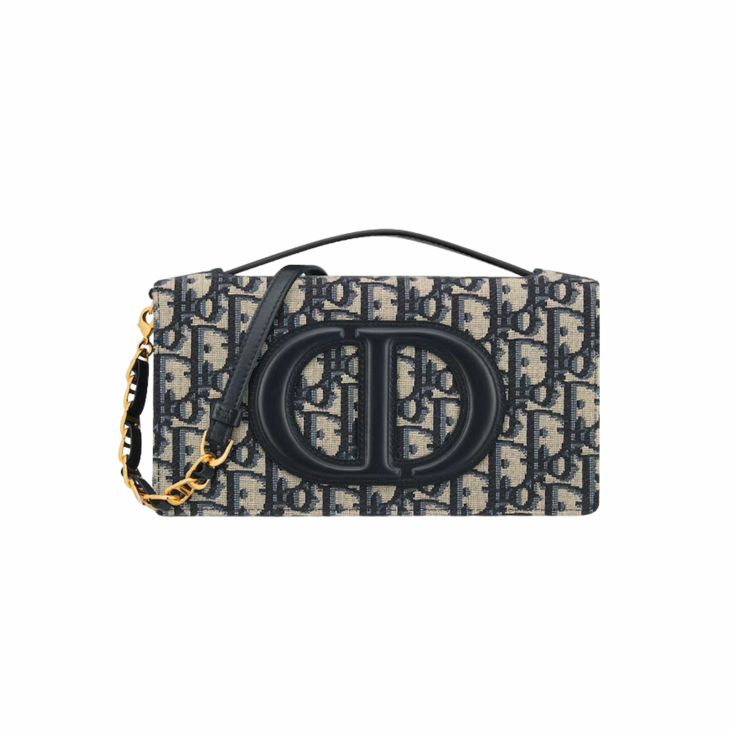 Christian Dior CD Signature Mini Blue Bag For Women 8.5 Inches/ 21 Cm