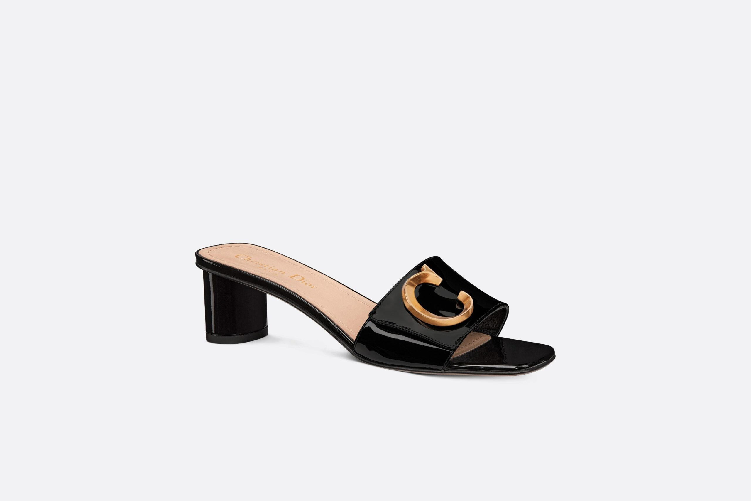 Christian Dior C’Est Dior Heeled Slide Black For Women KCQ889VNI_S900