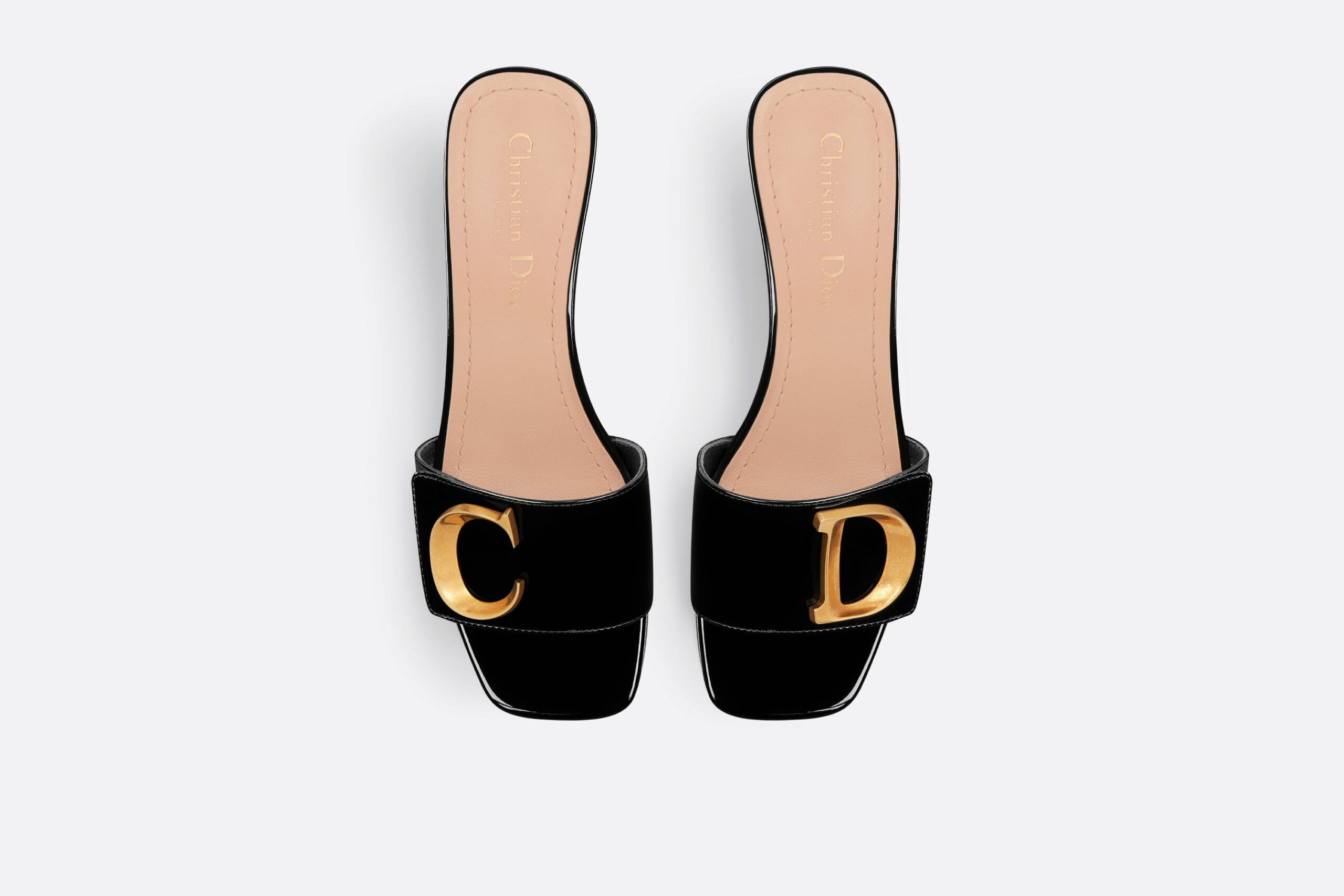 Christian Dior C’Est Dior Heeled Slide Black For Women KCQ889VNI_S900