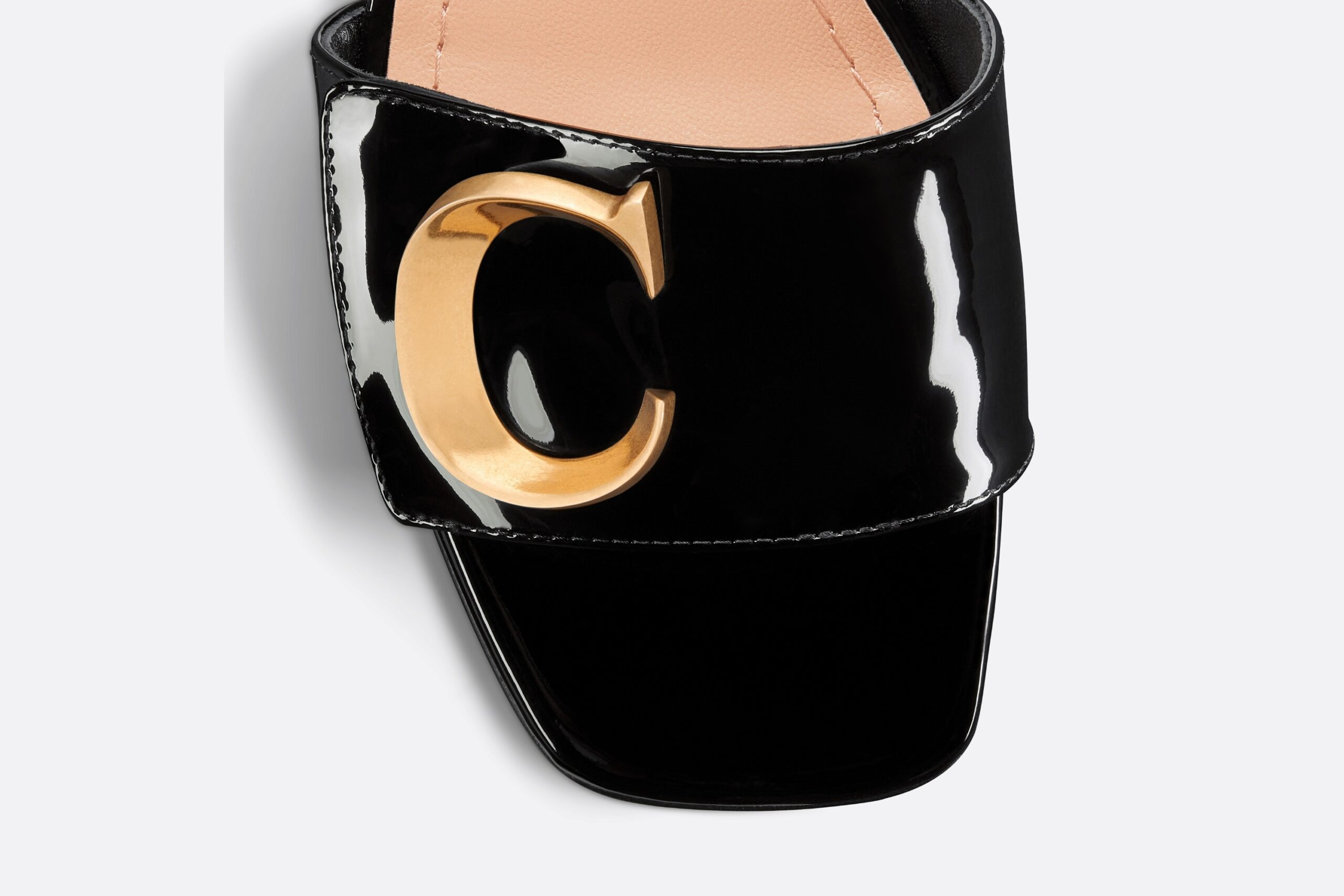 Christian Dior C’Est Dior Heeled Slide Black For Women KCQ889VNI_S900