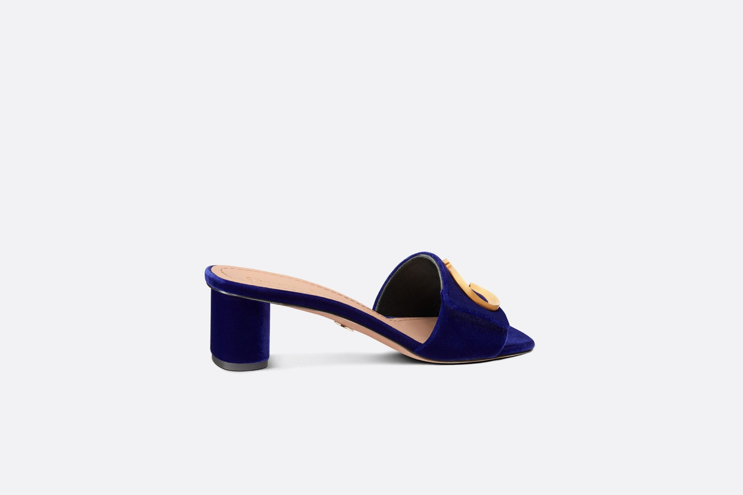Christian Dior C’Est Dior Heeled Slide Cobalt Blue For Women KCQ886VEV_S22B