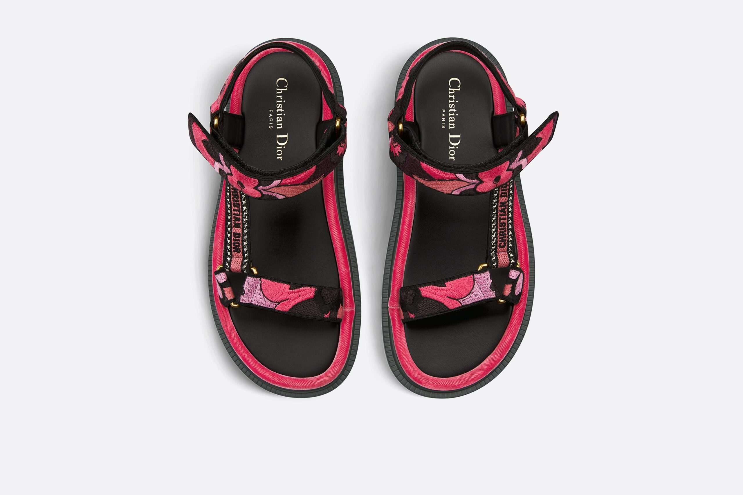 Christian Dior D-Wave Sandal Pink Multicolor For Women KCQ903COM_S67P