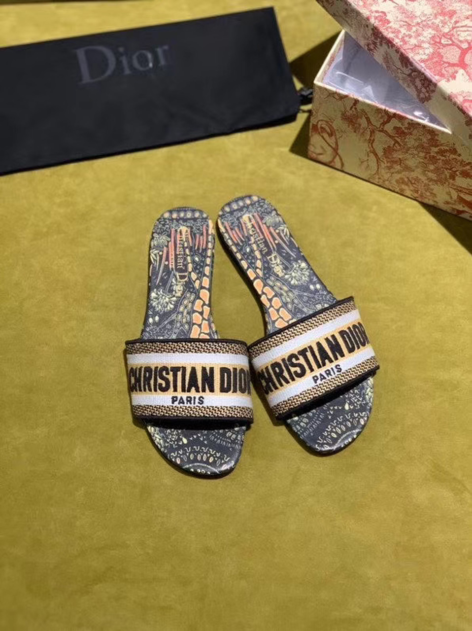 Christian Dior Dway Slide Multi Color For Women CD